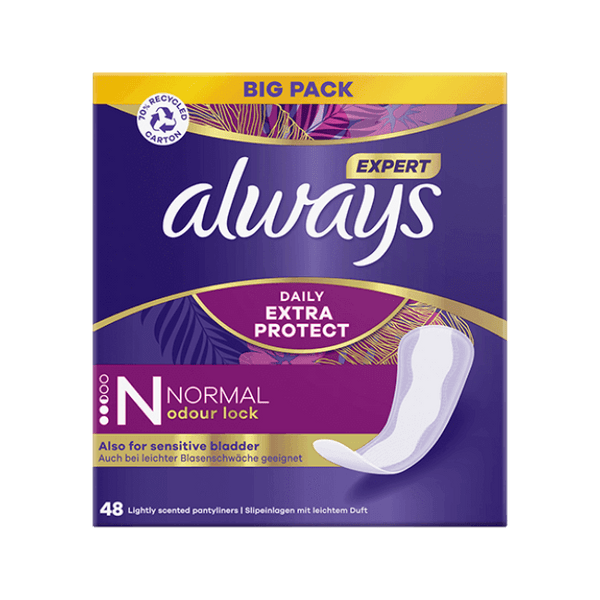 Always Daily Extra Protect Normal Pantyliners