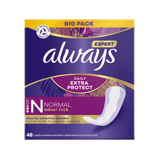 Always Daily Extra Protect Normal Pantyliners