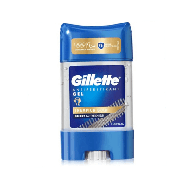 דאודורנט ג'ילט לגבר Gillette Antiperspirant Gel Champion Gold 70ml