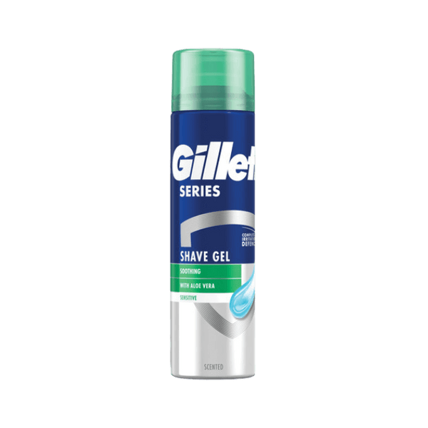 gillette series shave gel ג'ל גילוח מרגיע לעור רגיש